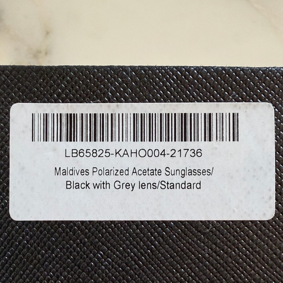 NIB Quince Maldives Polarized Acetate Black Sunglasses with Grey Lens - Picture 13 of 14